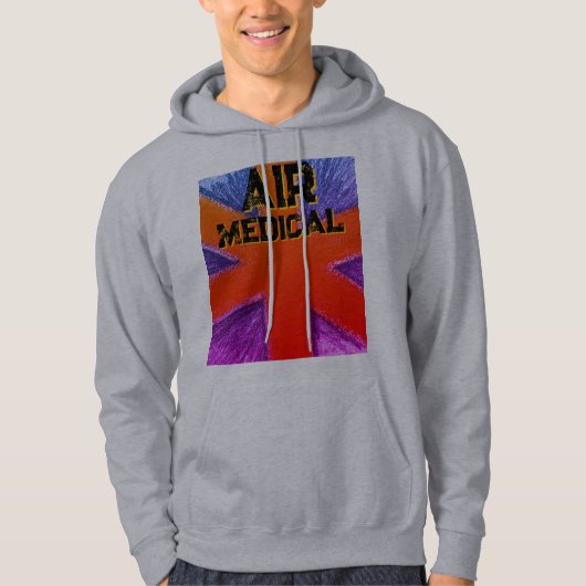 Rote Männer Hoodie (Vorderseite)