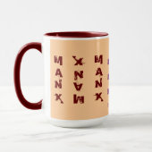 ROTE MANX CAT-KAFFEE-TASSE TASSE (Links)