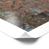 "Rote Manzanita unter den massiven roten Felsen," Fotodruck (Ecke)