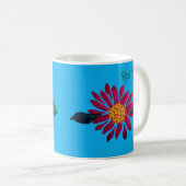 Rote Margerite Kaffeetasse (VorderseiteRechts)