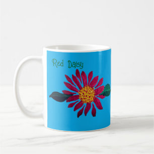 Rote Margerite Kaffeetasse