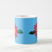 Rote Margerite Kaffeetasse (Mittel)