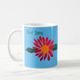 Rote Margerite Kaffeetasse