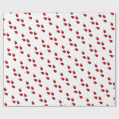 Rote Marienkäfer Geschenkpapier (Flach)