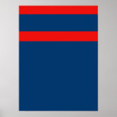 Rote Marine Poster (Vorne)