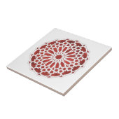 Rote marokkanische Mosaikkarre Fliese (Seite)