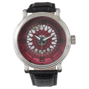 Rote Masche dreht die Uhr der Männer