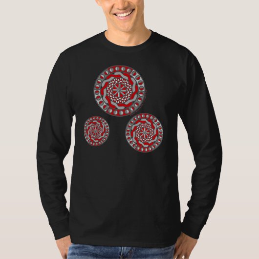 Rote Maschine Männer dunkles Shirt (Vorderseite)