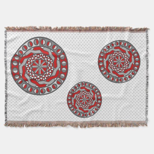 Rote Maschinen Krustendecke Decke (Vorderseite)