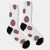 Rote Maschinen Socken (Rechts)
