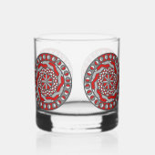 Rote Maschinen Whiskyglas (Links)