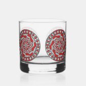 Rote Maschinen Whiskyglas (Rechts)