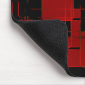 Rote Matrix-Camouflage (AOM-Design) Mousepad (Ecke)