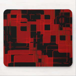Rote Matrix-Camouflage (AOM-Design) Mousepad