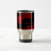 Rote Matrix-Camouflage (AOM-Design) Reisebecher (Mittel)