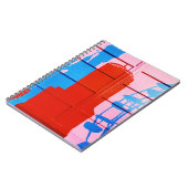 Rote Mauer Notizblock (Linke Seite)