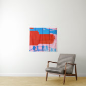 Rote Mauer Wandteppich (Beispiel (Horizontal))