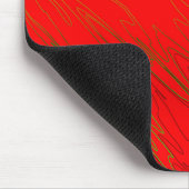 Rote Maus-Pad Mousepad (Ecke)