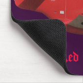 Rote Mausunterlage Baron- Mousepad (Ecke)
