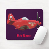 Rote Mausunterlage Baron- Mousepad (Mit Mouse)