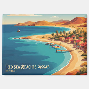 Rote-Meeres-Strände, Assab, Eritrea Eritrea Magnet