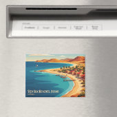 Rote-Meeres-Strände, Assab, Eritrea Eritrea Magnet (In Situ (Geschirrspüler))