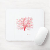 Rote Meereswelt Mousepad (Mit Mouse)