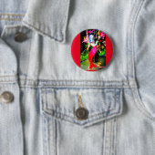 Rote Meerjungfrau Button (Beispiel)