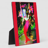 Rote Meerjungfrau Fotoplatte (Seite)