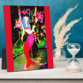 Rote Meerjungfrau Fotoplatte (Seite)