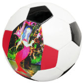 Rote Meerjungfrau Fußball (Dreiviertel)