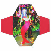 Rote Meerjungfrau Fußball (Flach)