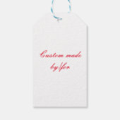 Rote Meerjungfrau Geschenkanhänger (Rückseite)