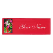 Rote Meerjungfrau Namenschild (Vorderseite)