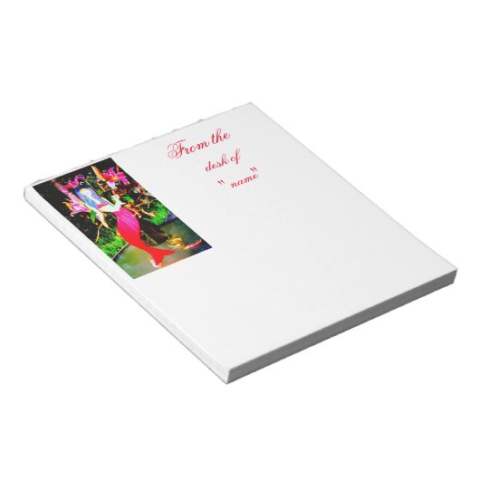 Rote Meerjungfrau Notizblock (angewinkelt)