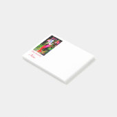 Rote Meerjungfrau Post-it Klebezettel (angewinkelt)