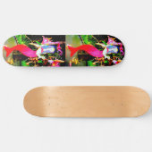 Rote Meerjungfrau Skateboard (Horizontal)