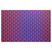 Rote Meerjungfrauen auf blauem Button Stoff (Yard (91,4 cm))