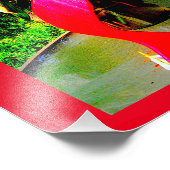 Rote Meerjungfrauen Fotodruck (Ecke)