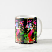 Rote Meerjungfrauen Kaffeetasse (VorderseiteRechts)