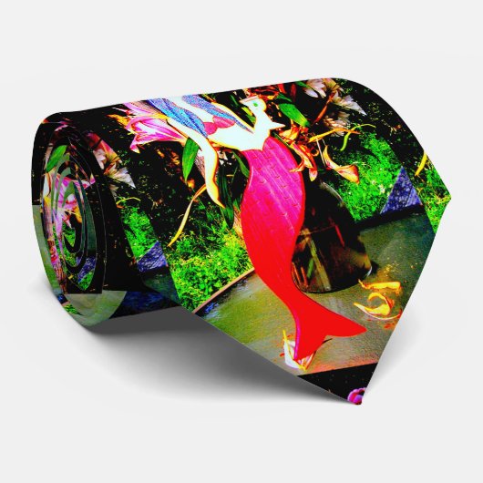 Rote Meerjungfrauen Krawatte (Gerollt)