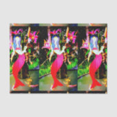 Rote Meerjungfrauen Seidenpapier (Vorderseite)