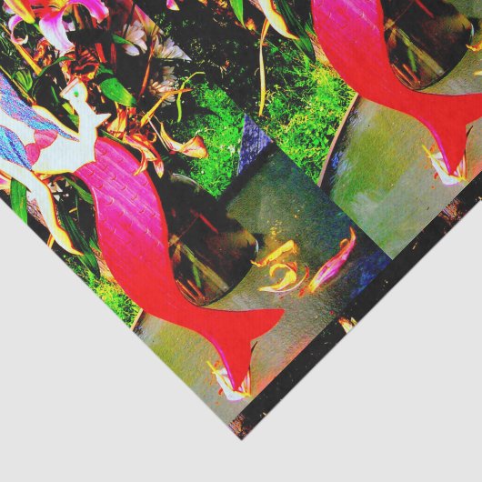 Rote Meerjungfrauen Seidenpapier (Ausschnitt)