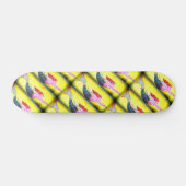 Rote Meerjungfrauen Skateboard (Horizontal)