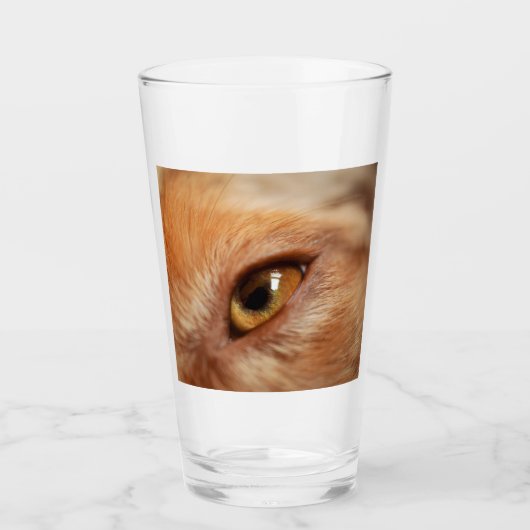 Rote Merle-Auge Glas (Vorderseite)