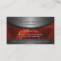 Rote metallische Eleganz mit QR Code