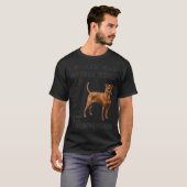 Rote Miniatur Pinscher Zitat Mama Vater T-Shirt (Vorne ganz)