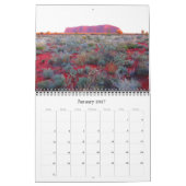 rote Mitte 2025 Kalender (Jan 2027)