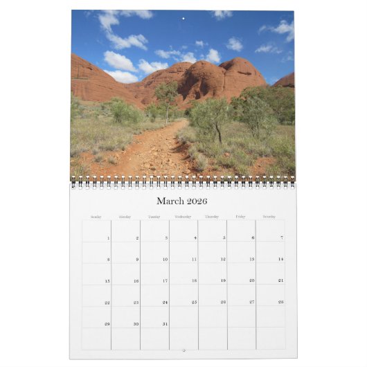 rote Mitte 2025 Kalender (Mär 2026)