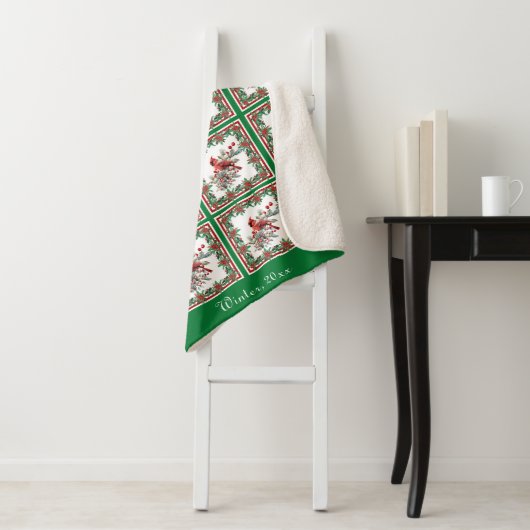 Rote Mockingvogel Poinsettia Grenzen Gewohnheitsre Sherpadecke (Beispiel)